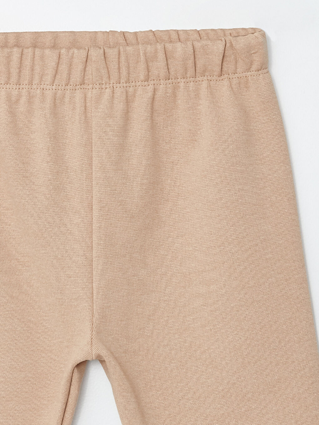 Bej Beli Lastikli Erkek Bebek Pijama Alt-2