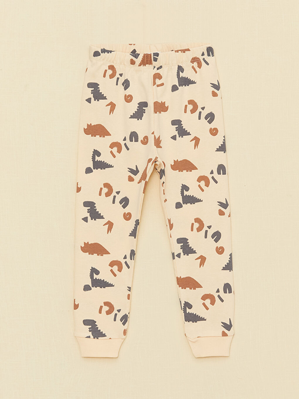 Pembe Bisiklet Yaka Uzun Kollu Baskılı Erkek Bebek Pijama Takım-2