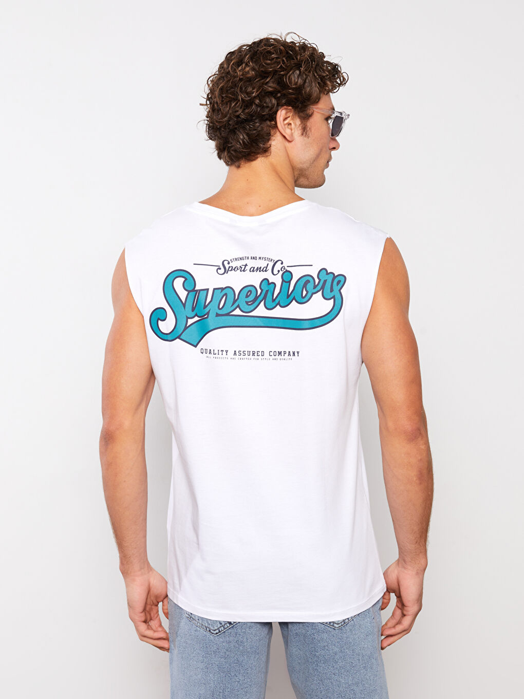 XSIDE T-shirt sans manches imprimé à col rond pour Hommes -S39720Z8-Q6K