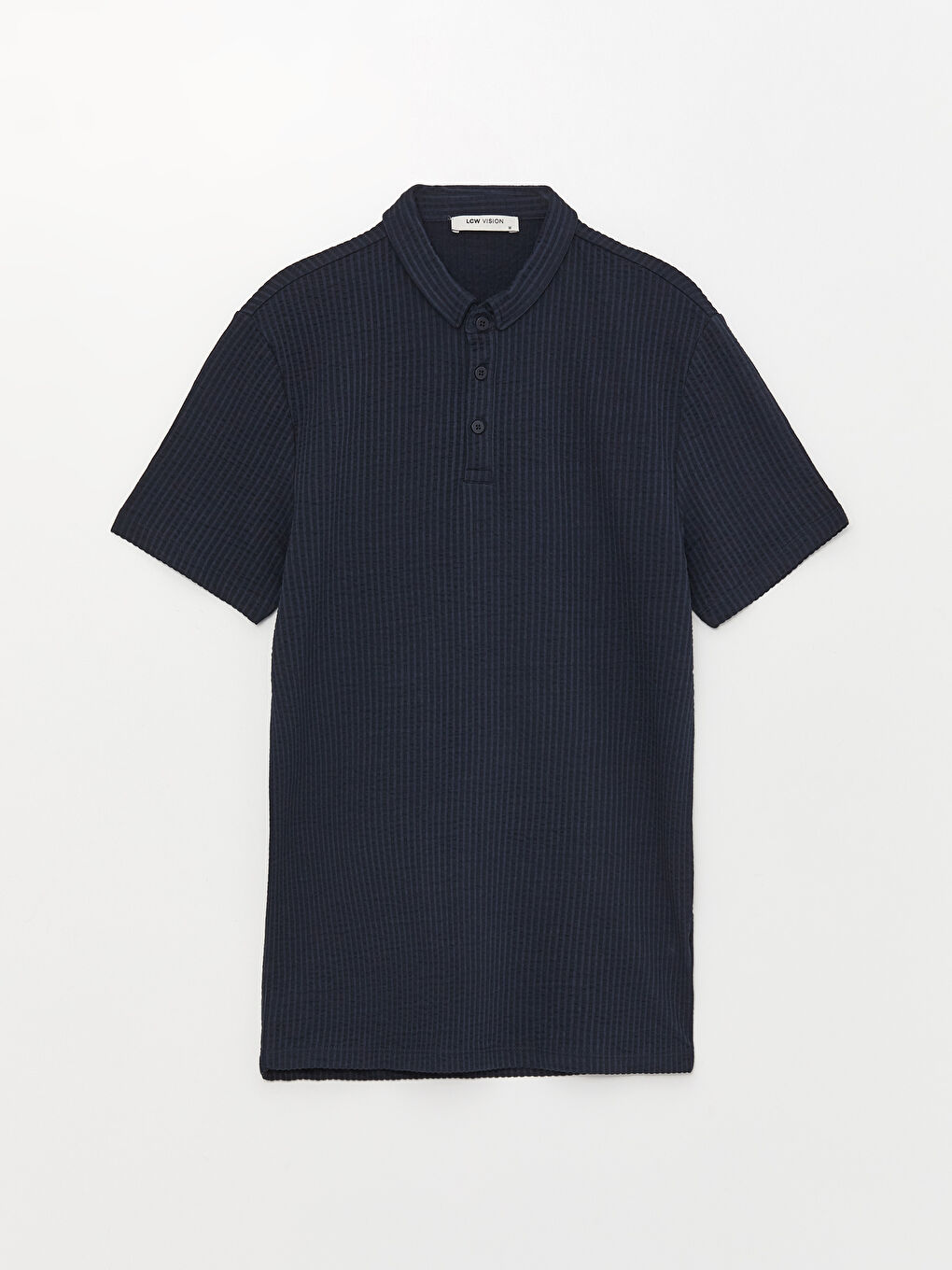 Polo Neck Short Sleeve Striped Men's T-Shirt -S39730Z8-RFH