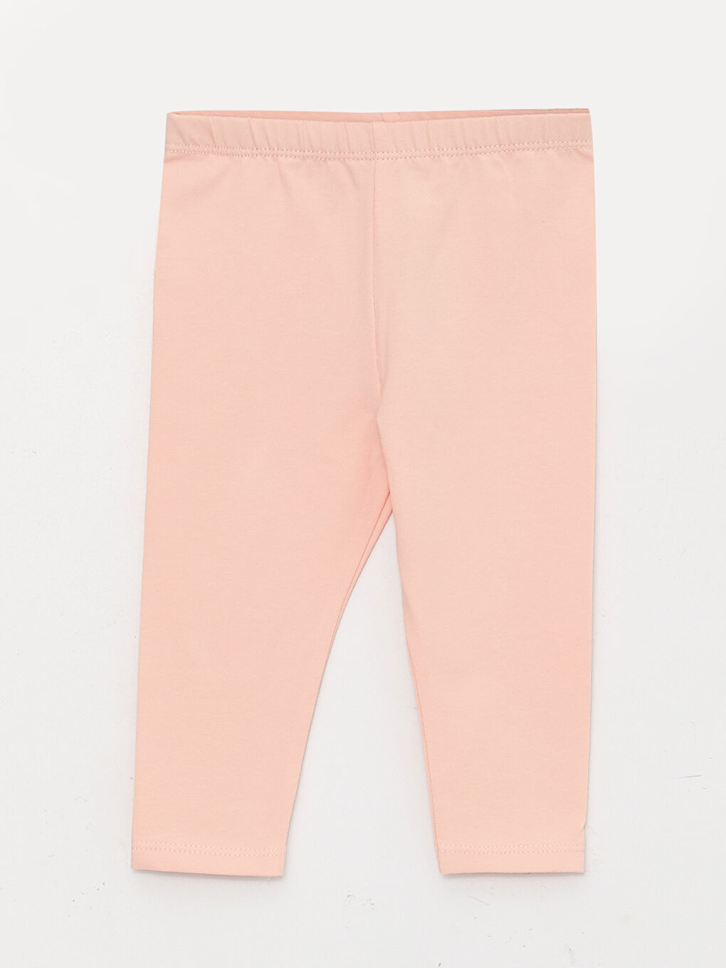 Ekru Bisiklet Yaka Kız Bebek Bluz ve Tayt 2'li Takım-2