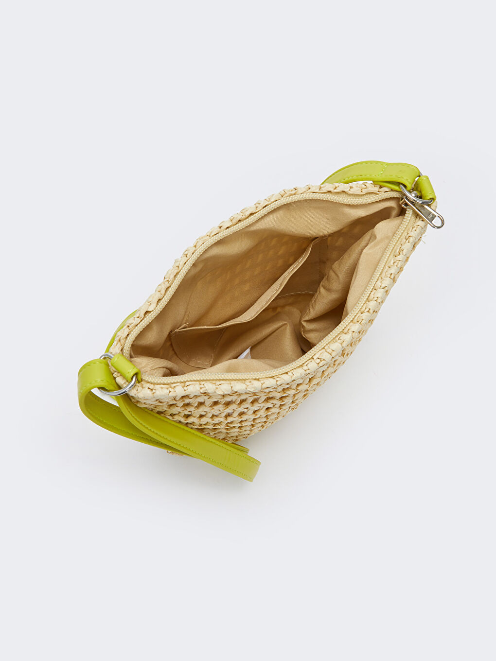 Sac bandoulière détaillé en paille pour Femmes-5