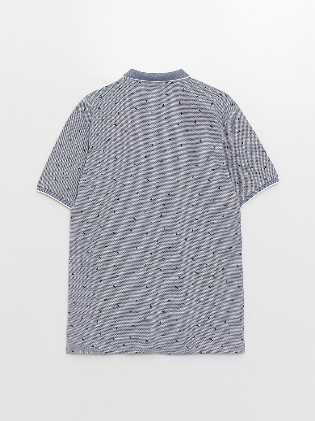 LCW Vision Polo Neck Short Sleeve Patterned Pique Men's T-Shirt -S39796Z8-J0M
