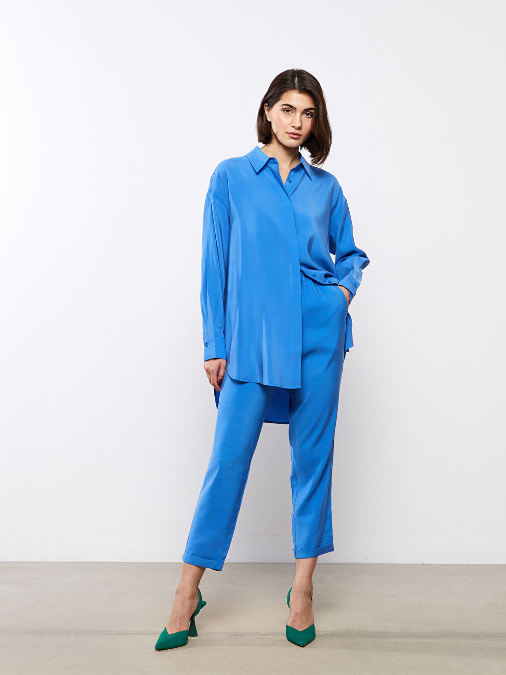 LCWAIKIKI Classic Women's Carrot Fit Plain Trousers -S39798Z8-S65