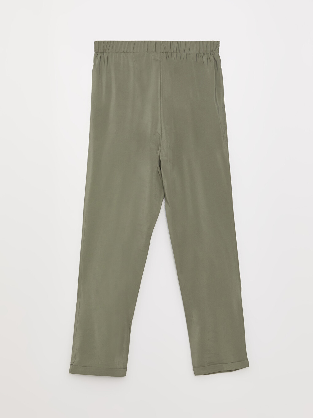 Women's Carrot Fit Plain Trousers-6