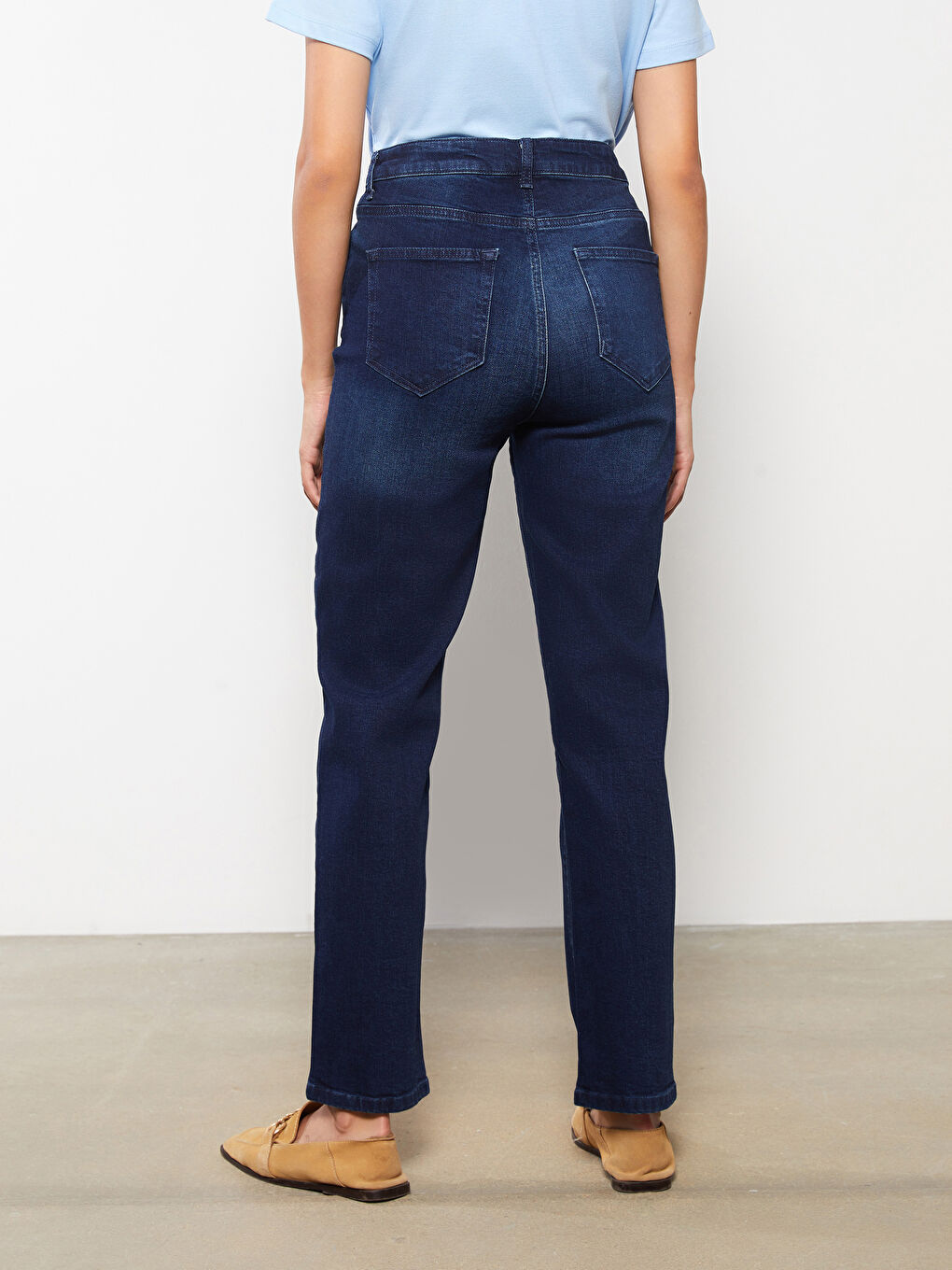 Slim Mom Pocket Detailed Women Jeans-4