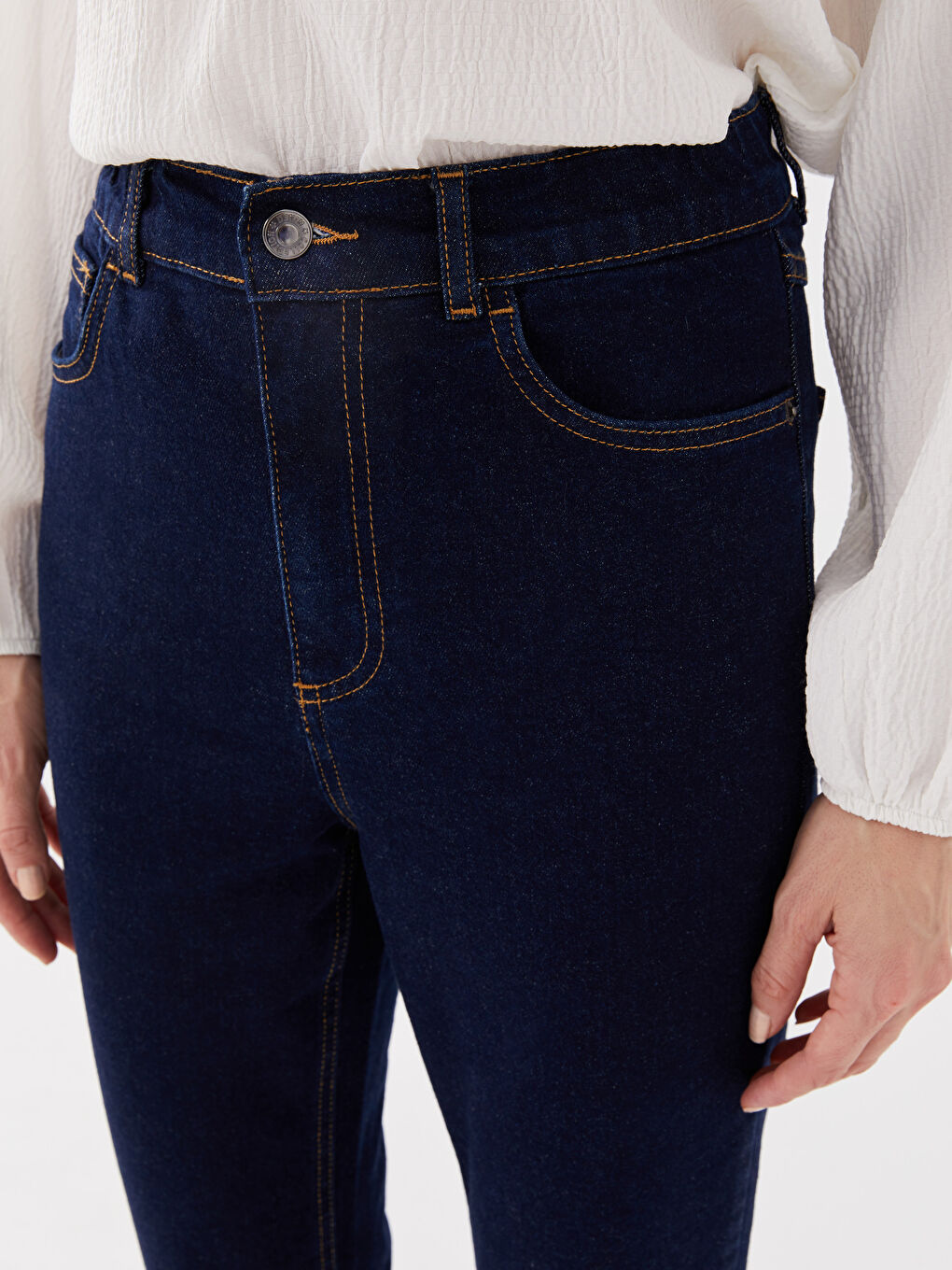 Slim Mom Ankle Length Women Jeans-1