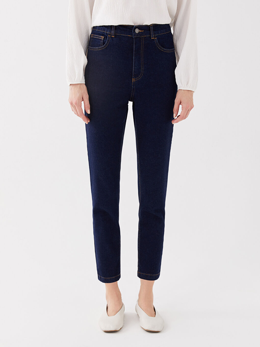 Slim Mom Ankle Length Women Jeans-2