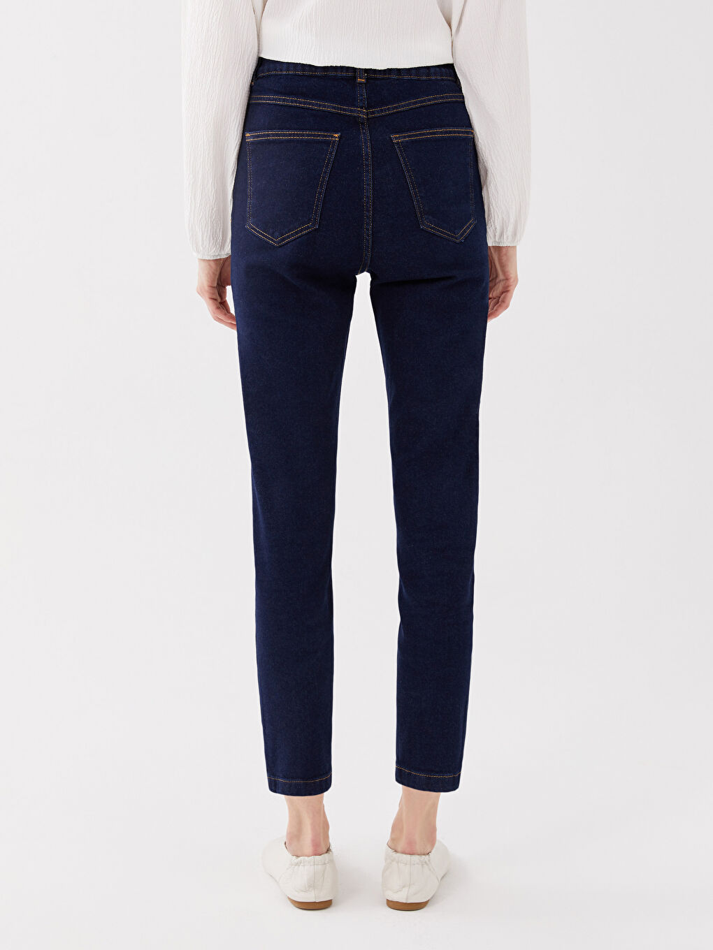 Slim Mom Ankle Length Women Jeans-3