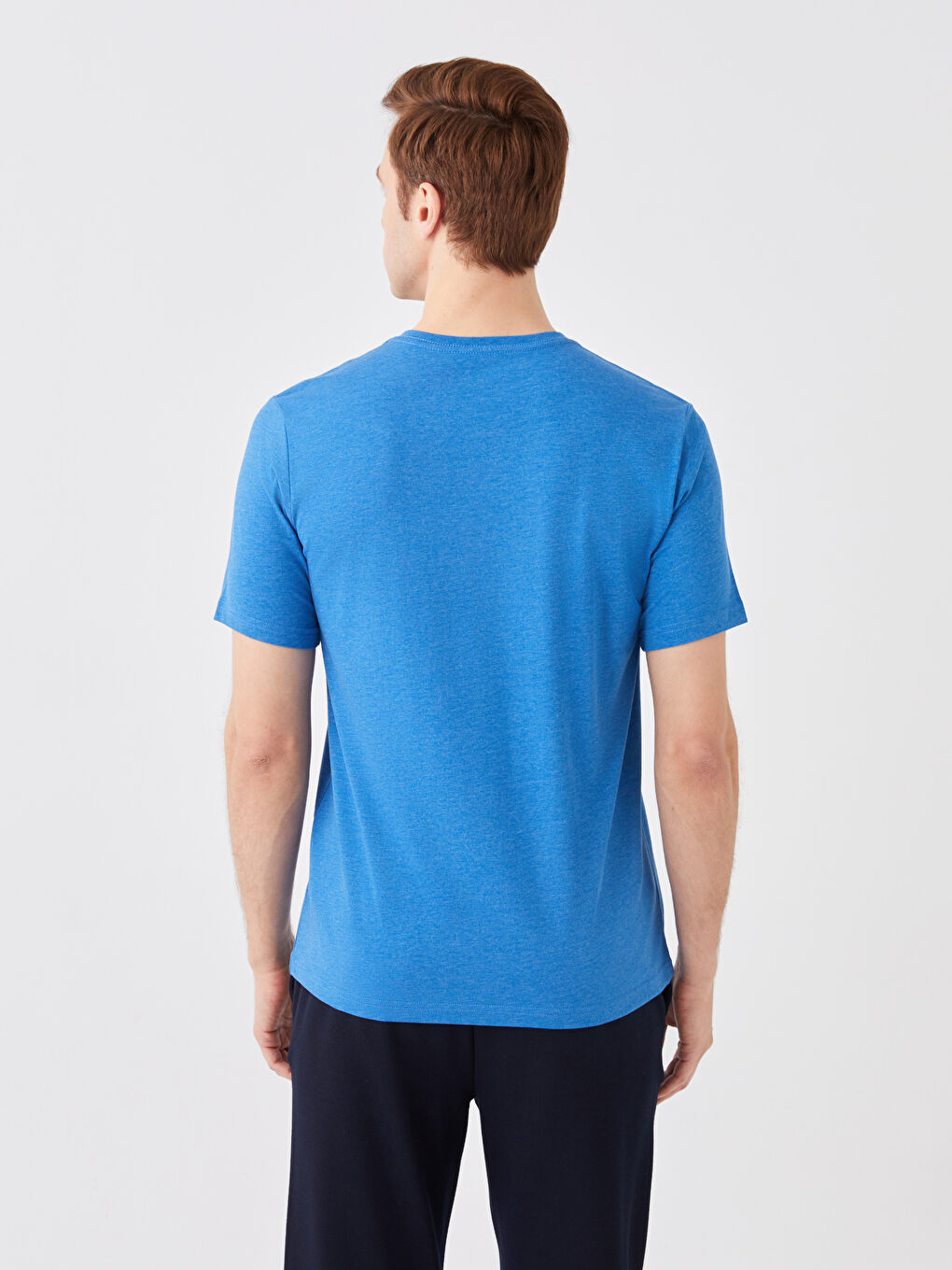 LCWAIKIKI Basic V-Neck Short Sleeve Jersey Men's T-Shirt -S39846Z8-DTB