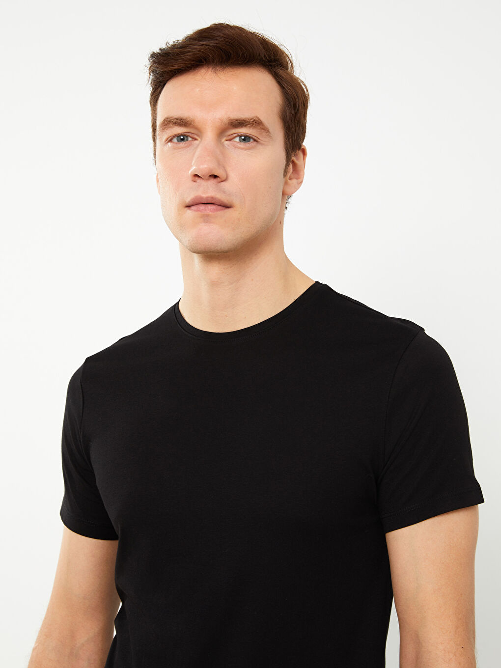LC Waikiki Crew Neck Short Sleeve Modal Blend Men's T-Shirt -S39847Z8-CVL