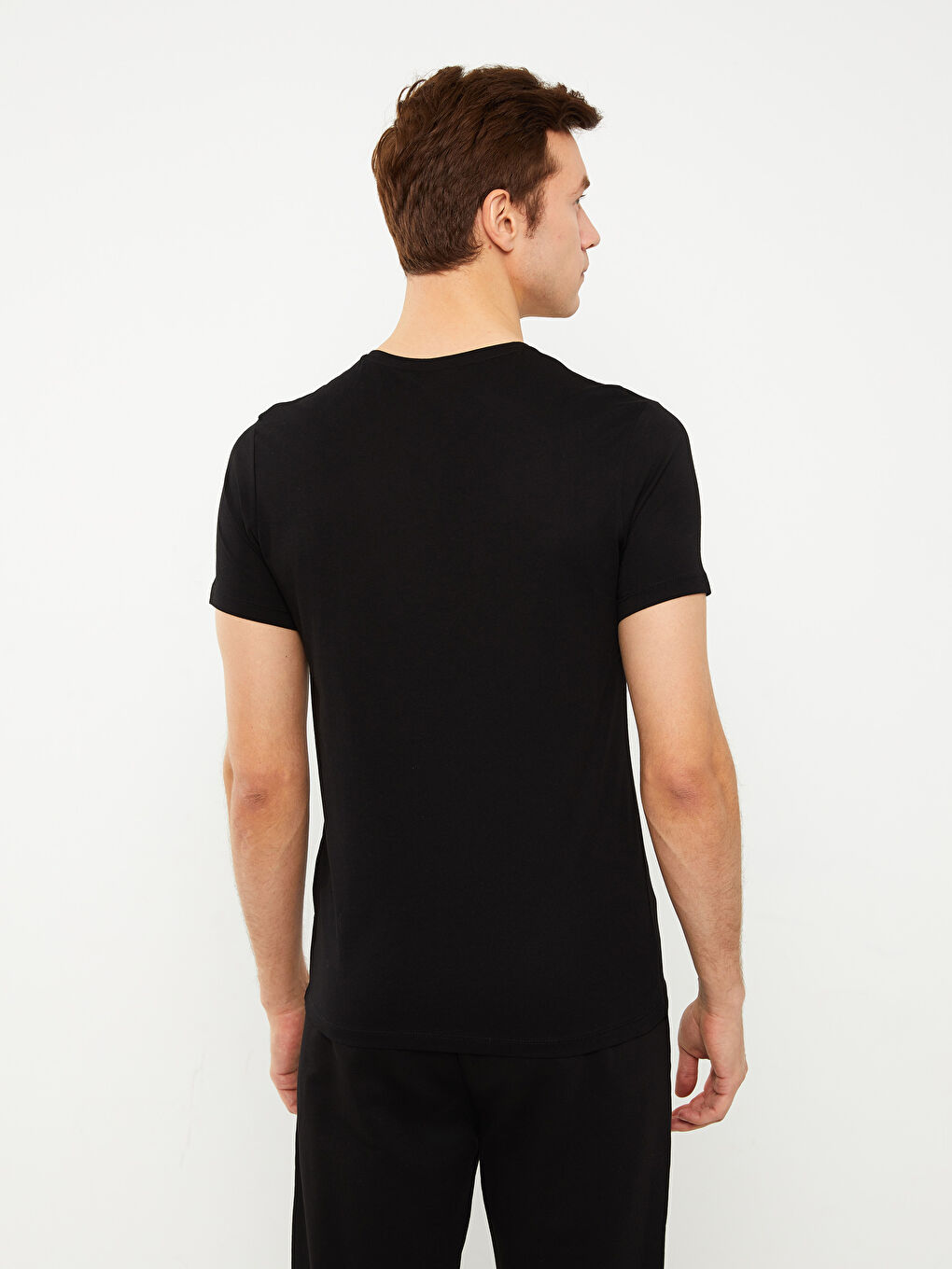 LC Waikiki Crew Neck Short Sleeve Modal Blend Men's T-Shirt -S39847Z8-CVL