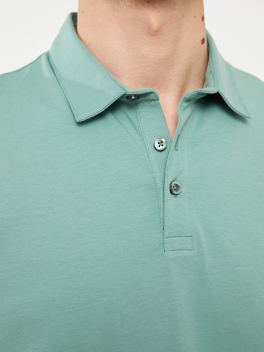 تيشيرت ياقة بولو كم قصير للرجال-3