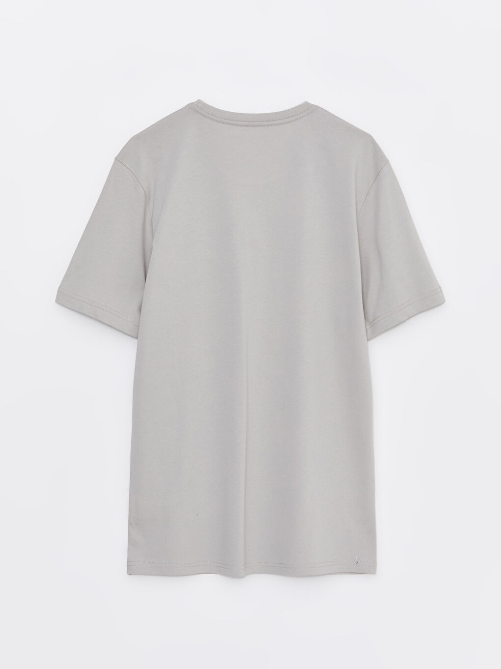 تيشيرت رجالي بياقة دائرية وكم قصير-6