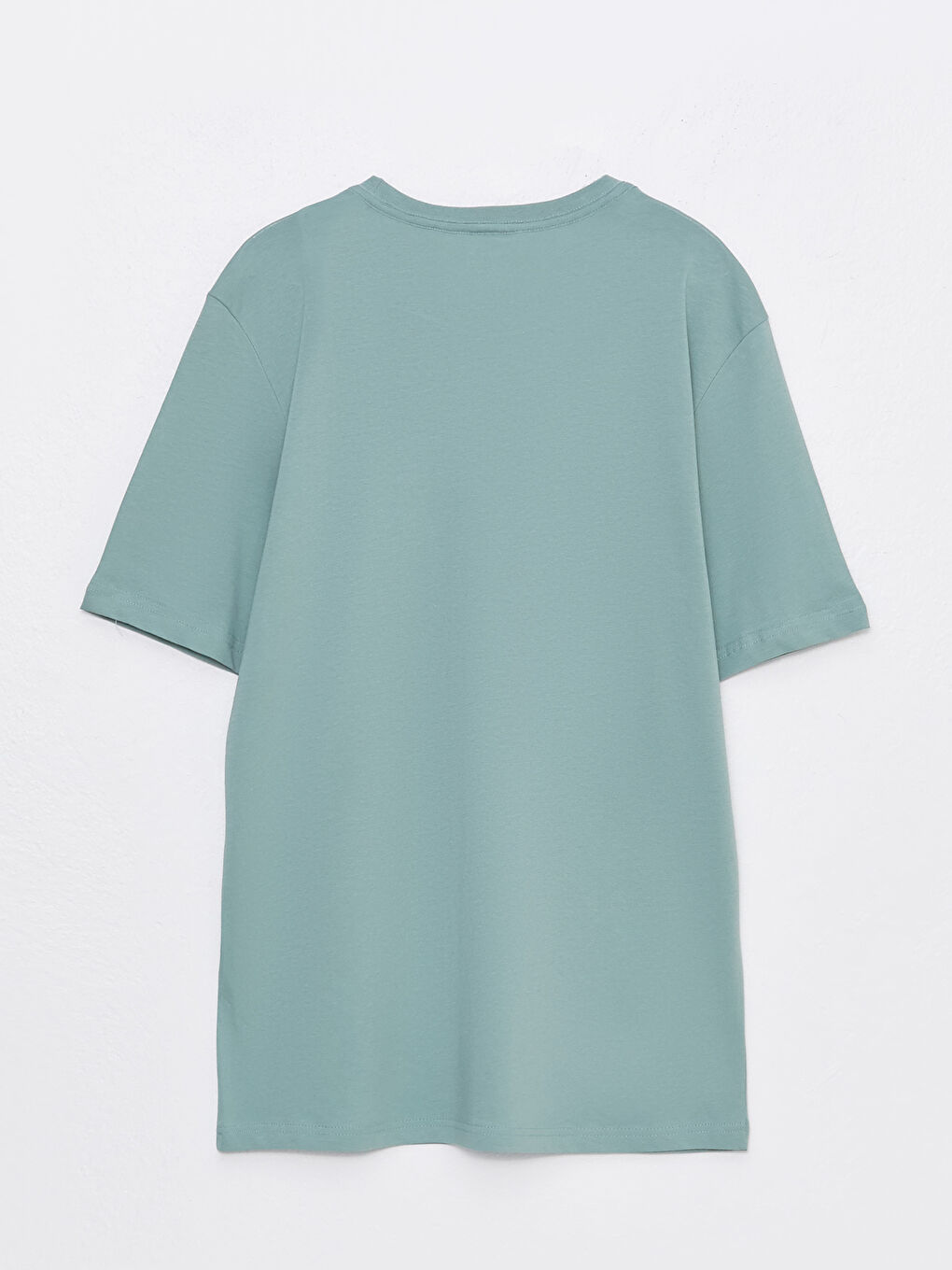 تيشيرت رجالي بياقة دائرية وكم قصير-6