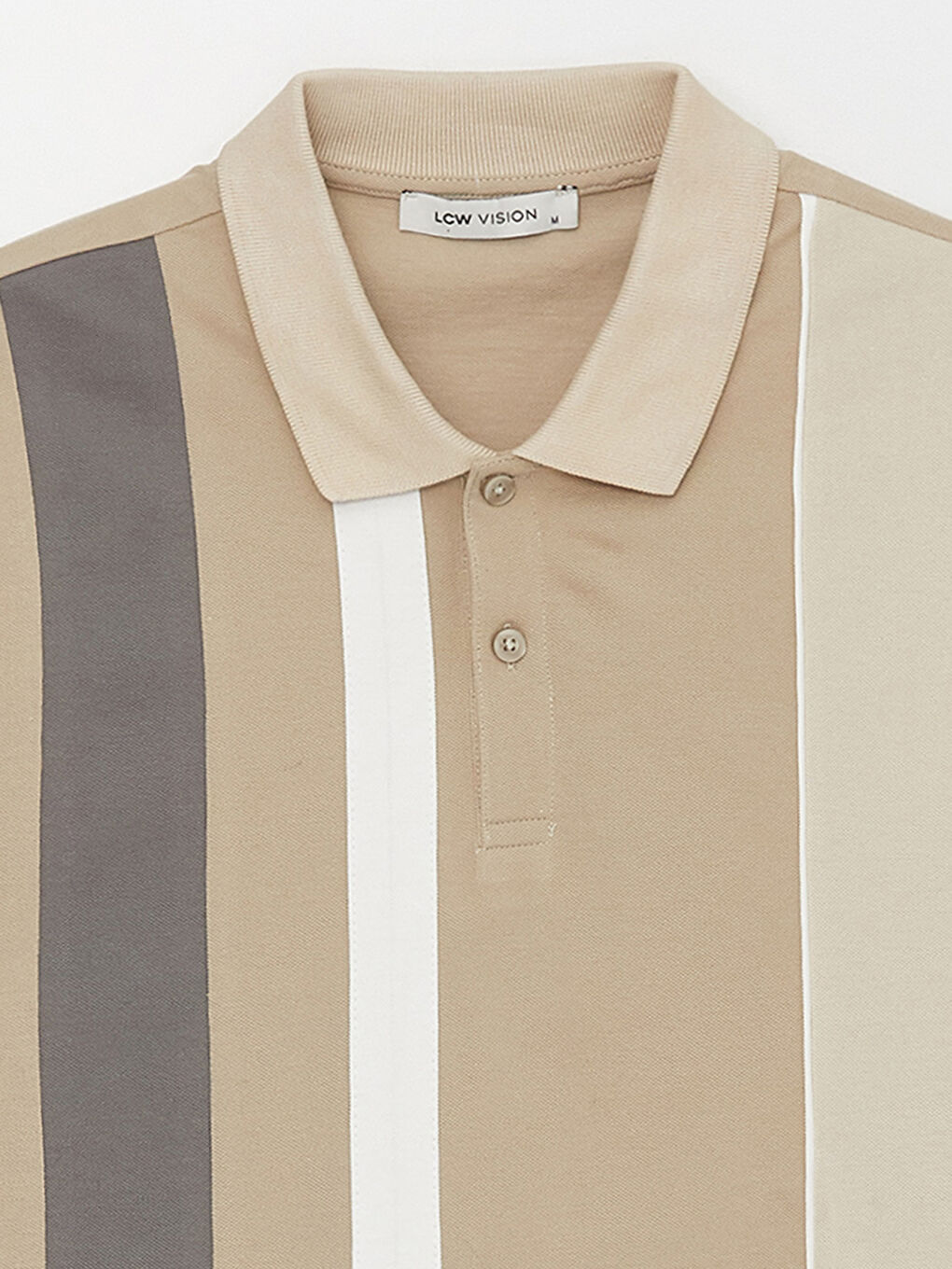 Polo Neck Short Sleeve Color Block Pique Men's T-Shirt-7