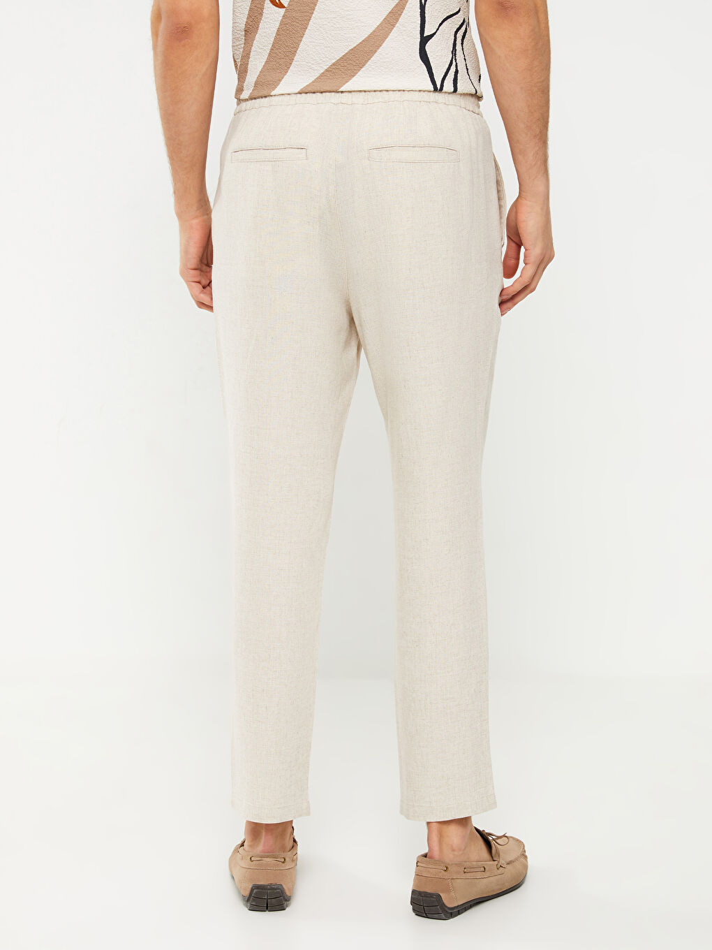 Bej Slim Fit Erkek Pantolon-11