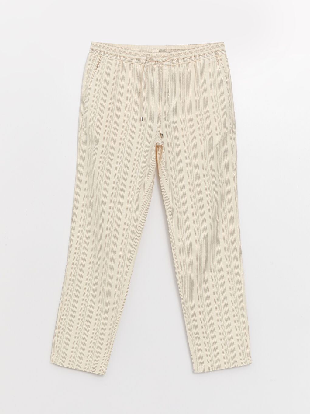 Slim Fit Striped Men's Trousers-6