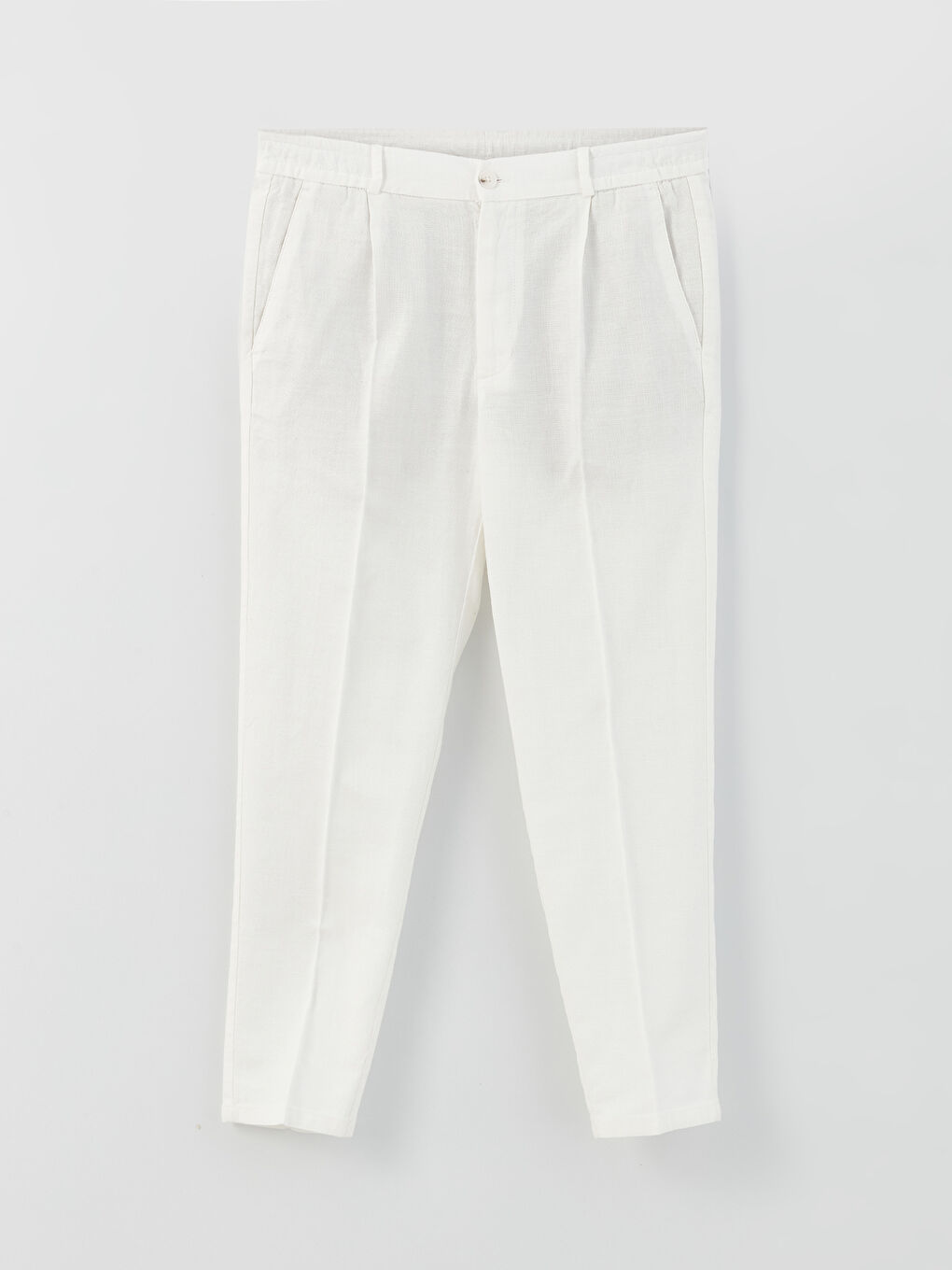 LCW Vision Slim Fit Keten Görünümlü Erkek Pantolon -S39938Z8-R9J