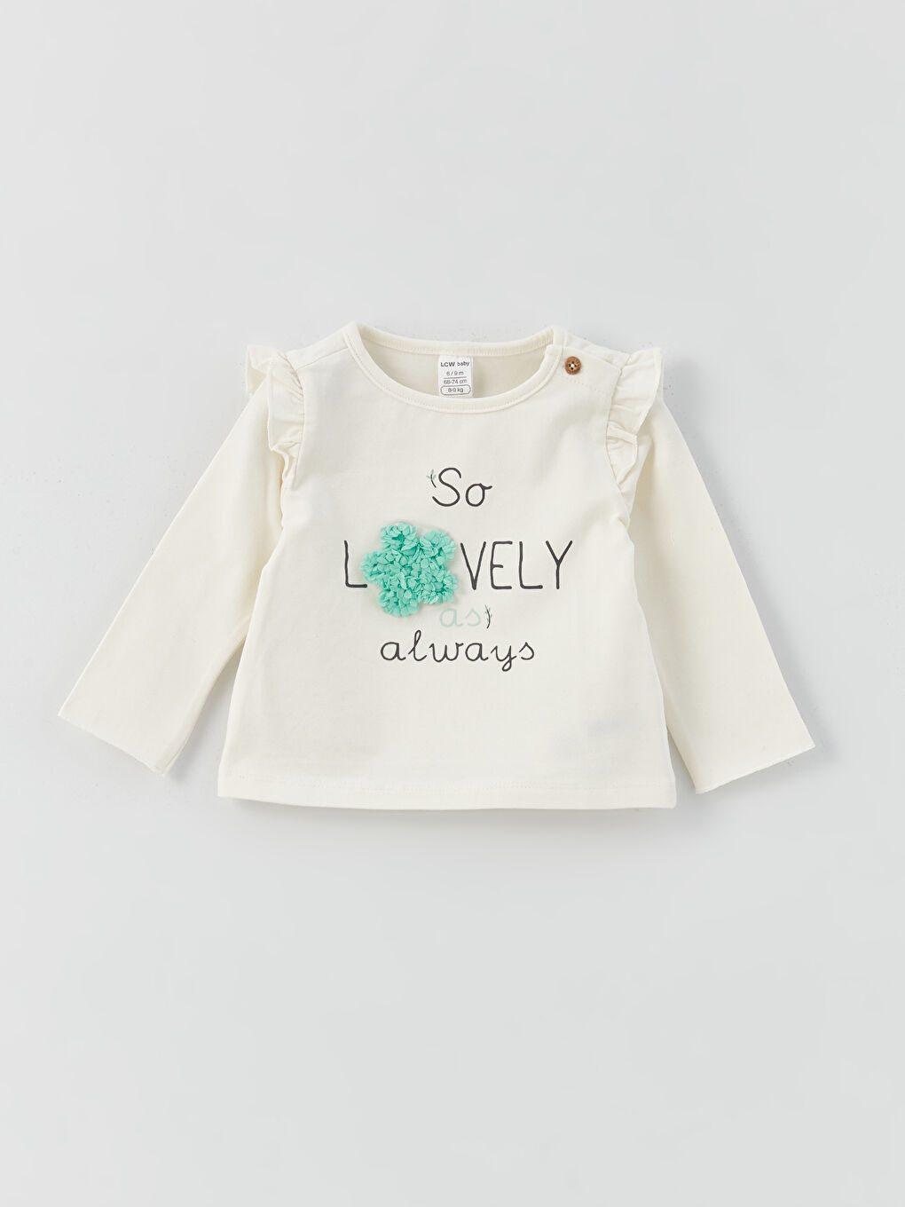 Дөңгелек жағалы ұзын жеңді қыз балаға арналған свит пен леггинс-1