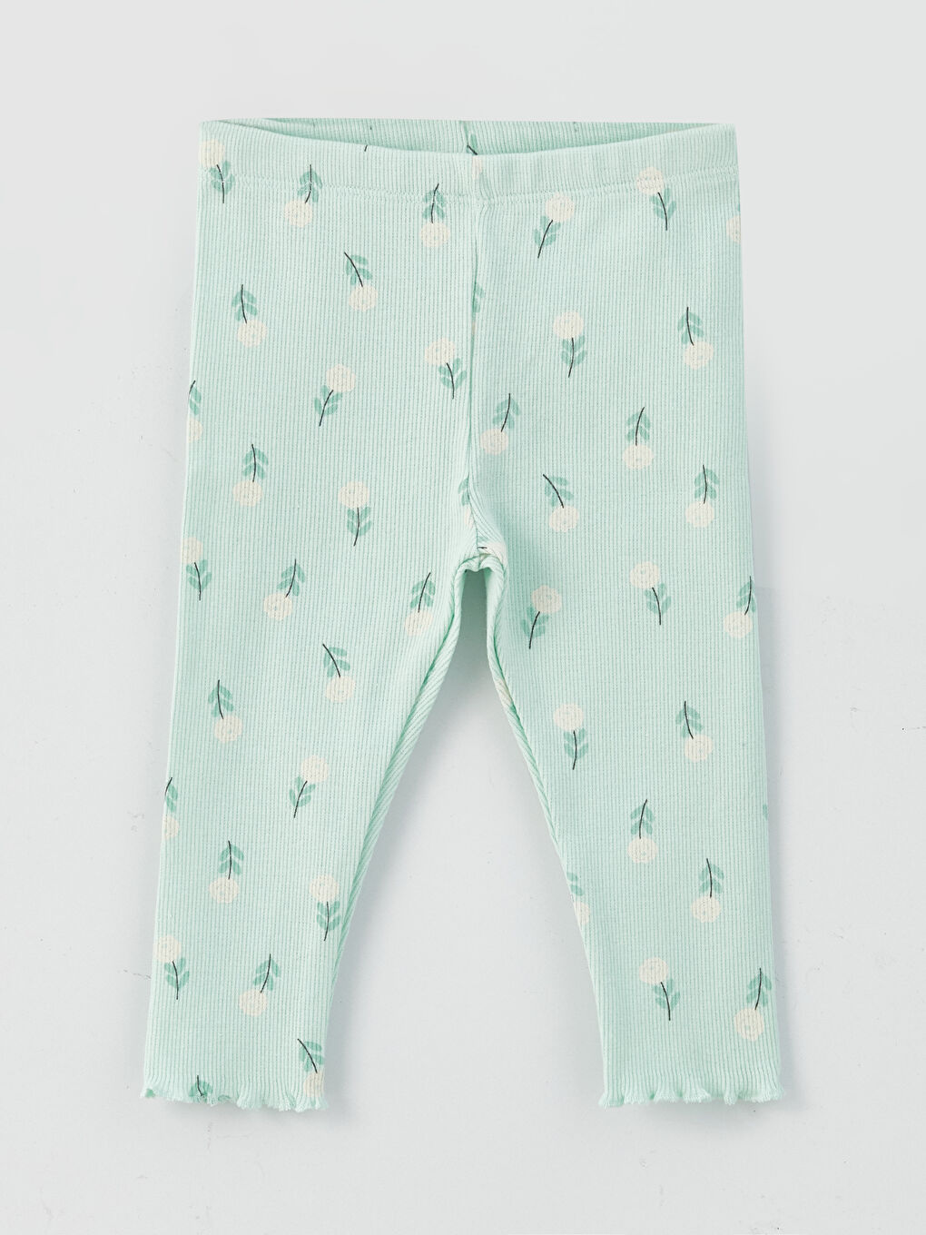 Дөңгелек жағалы ұзын жеңді қыз балаға арналған свит пен леггинс-2