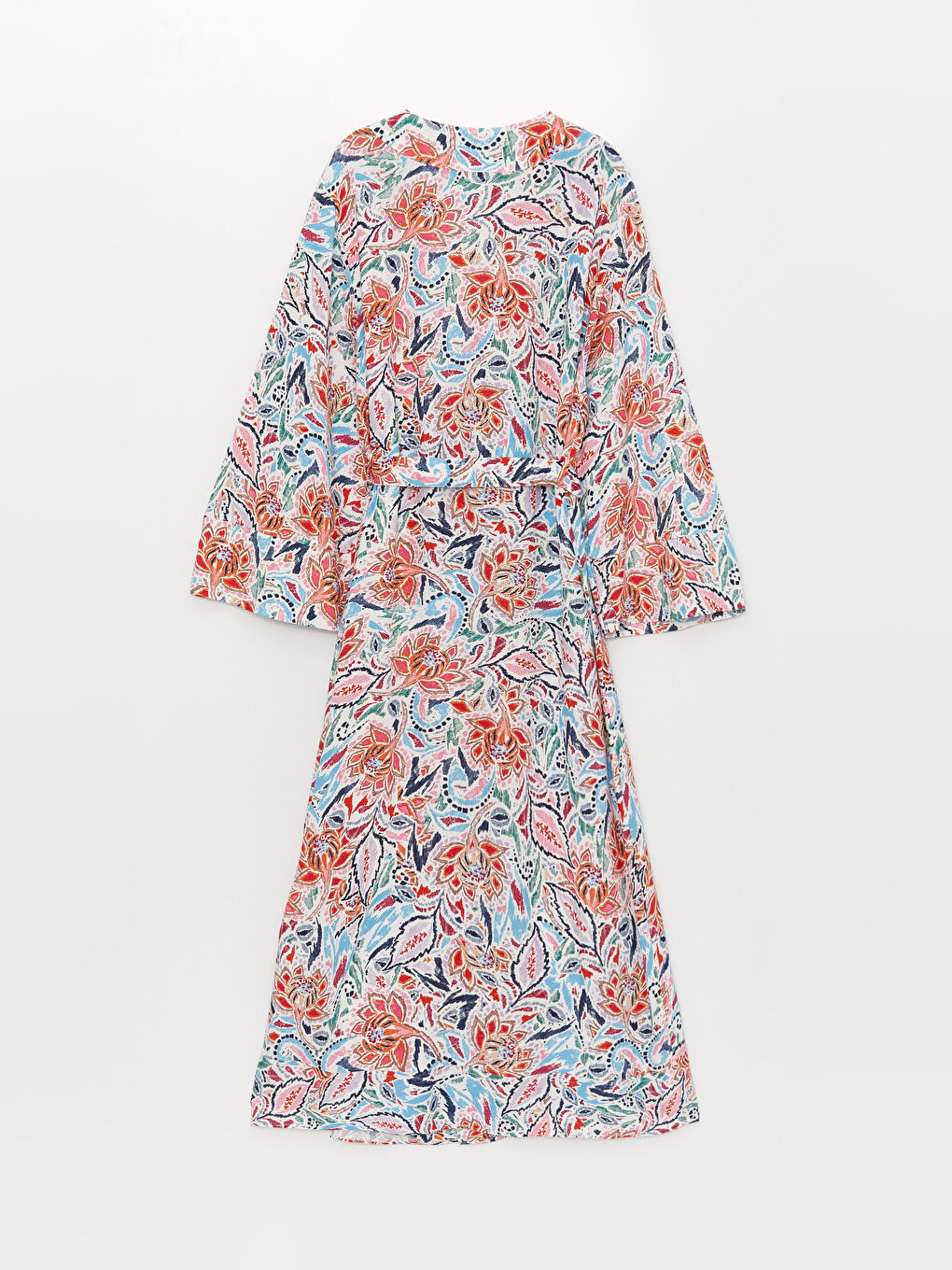 Shawl Collar Patterned Long Sleeve Women's Kimono -S39972Z8-F9C