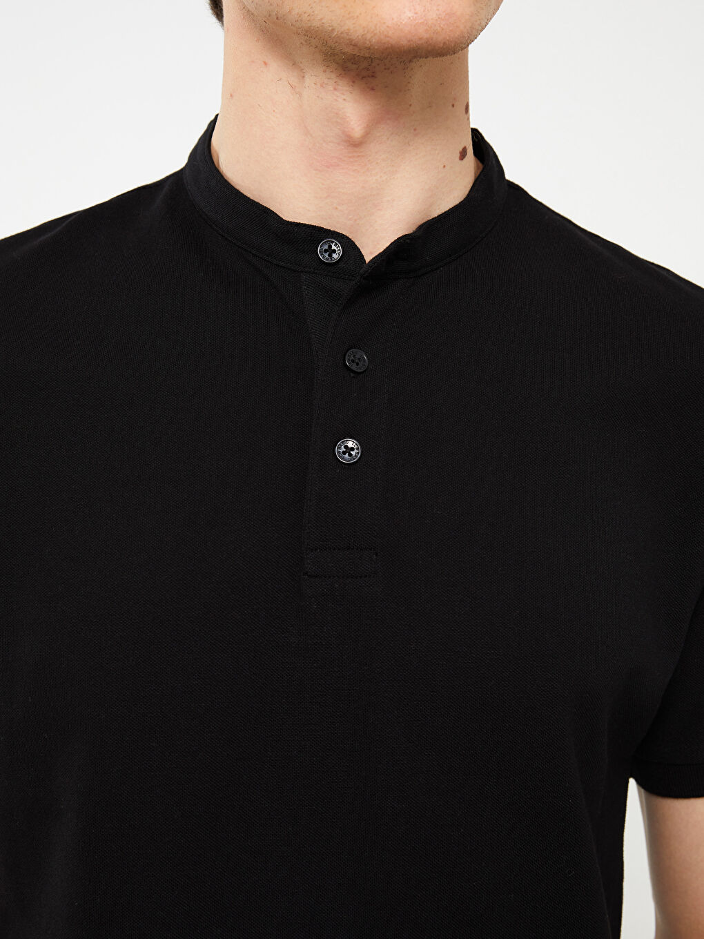 Majica sa dedinim okovratnikom od pike za muškarce-3