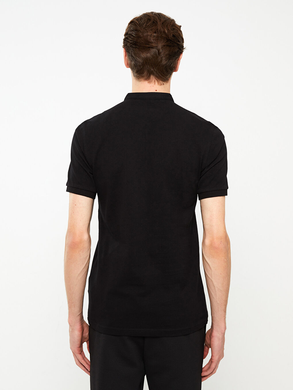 Majica sa dedinim okovratnikom od pike za muškarce-4