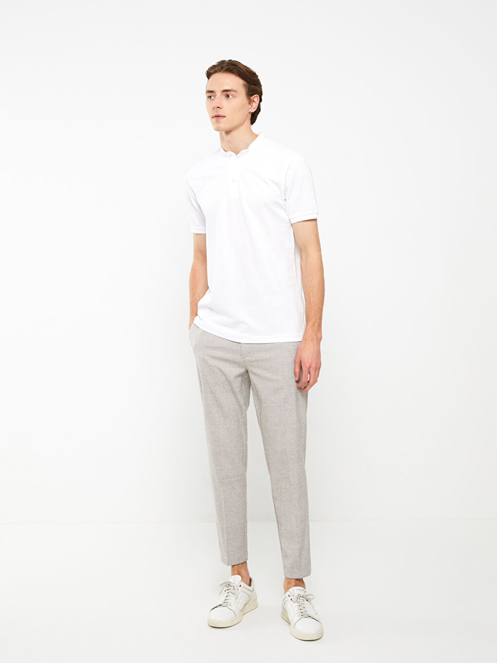 ბაბუის საყელო პიკე მამაკაცის მაისური-2