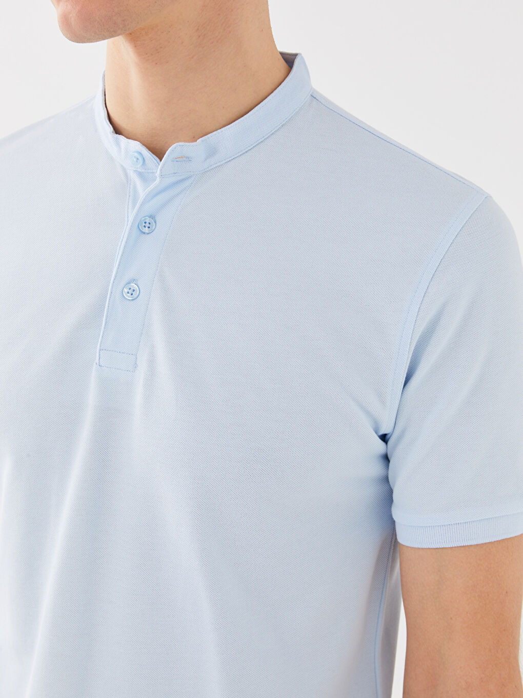 ბაბუის საყელო პიკე მამაკაცის მაისური-3