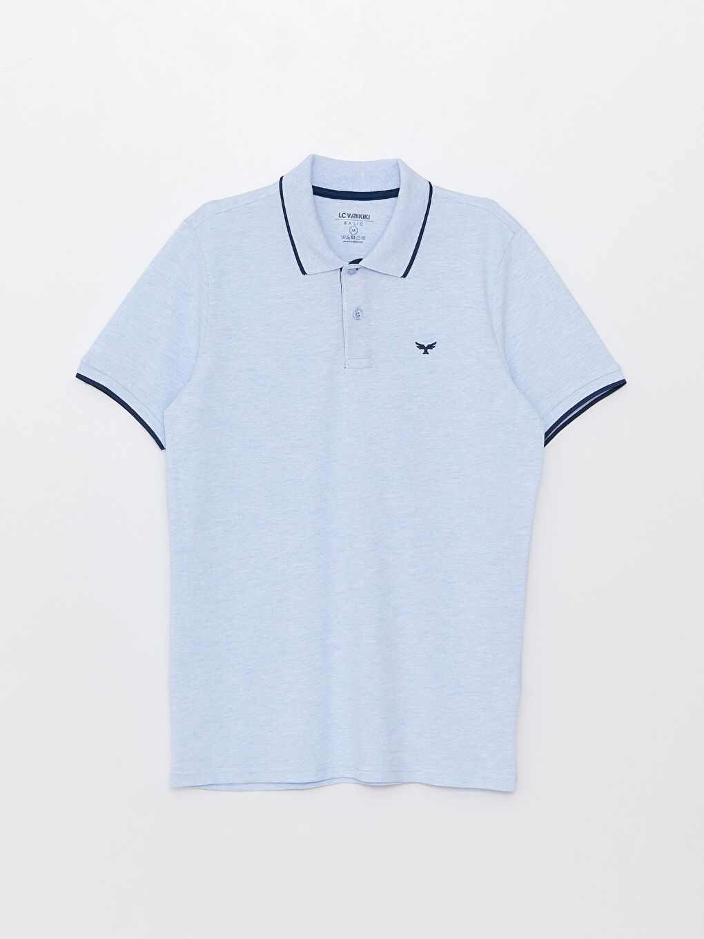 პოლო კისრის მოკლე სახელოიანი პიკე მამაკაცის მაისური-5