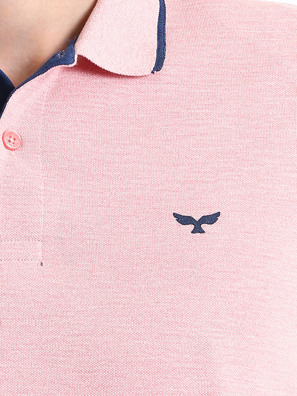 Мужская футболка-поло из пике с короткими рукавами-7