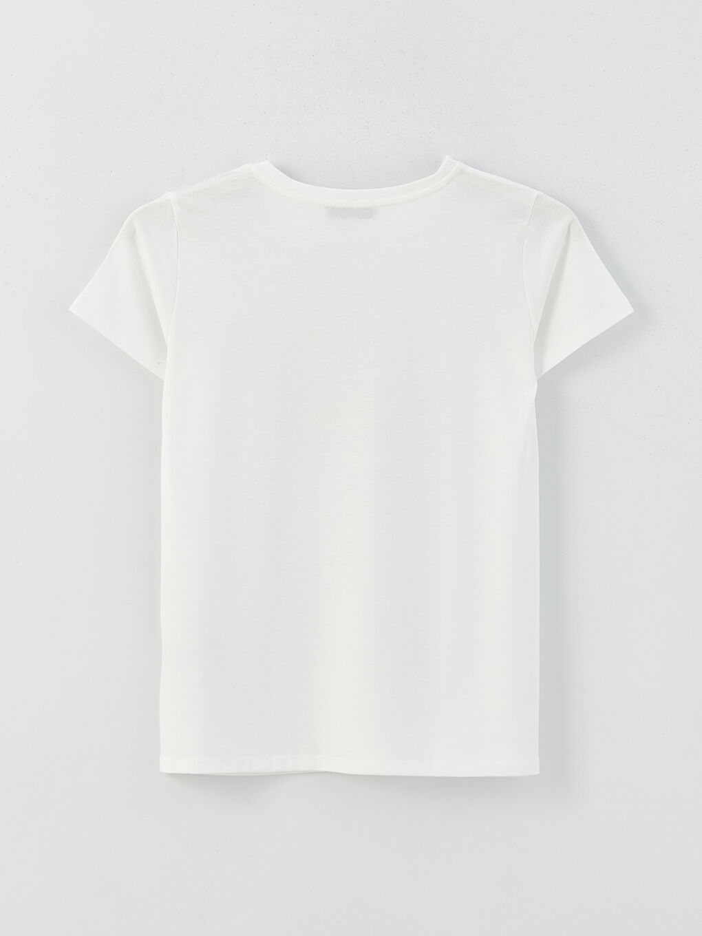 Crew Neck Sequined Short Sleeve Women's T-Shirt-5