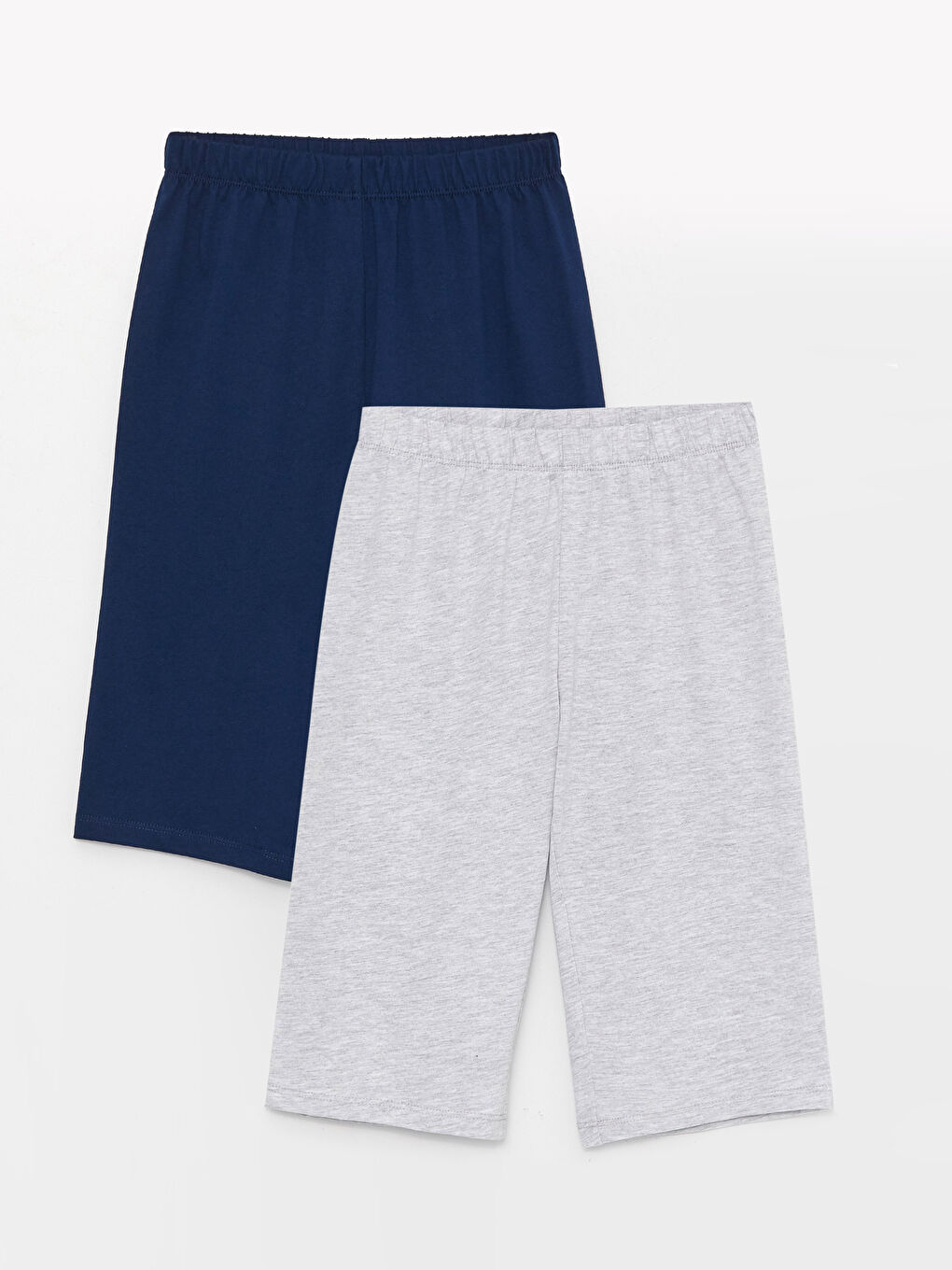 LCW Kids Lacivert Beli Lastikli Basic Erkek Çocuk Pijama Şort 2'li