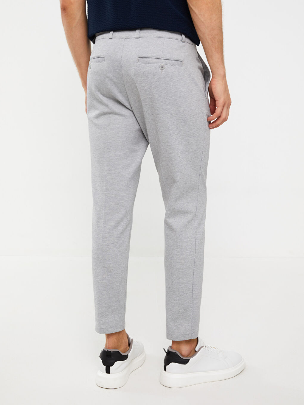 Gri Slim Fit Erkek Pantolon-3