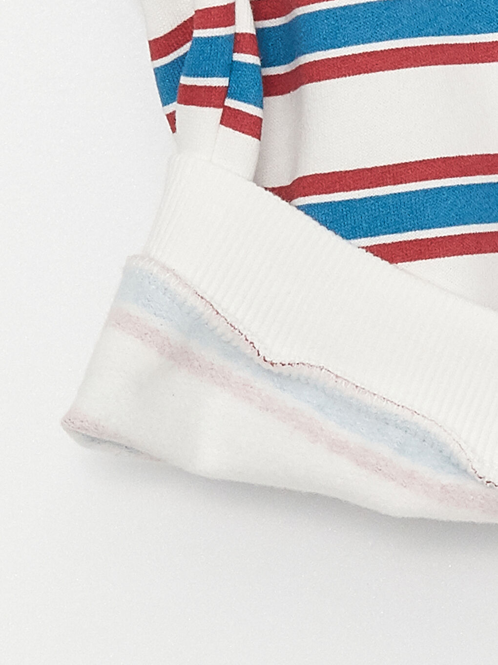 Pembe Bisiklet Yaka Uzun Kollu Baskılı Erkek Bebek Sweatshirt 2'li-4