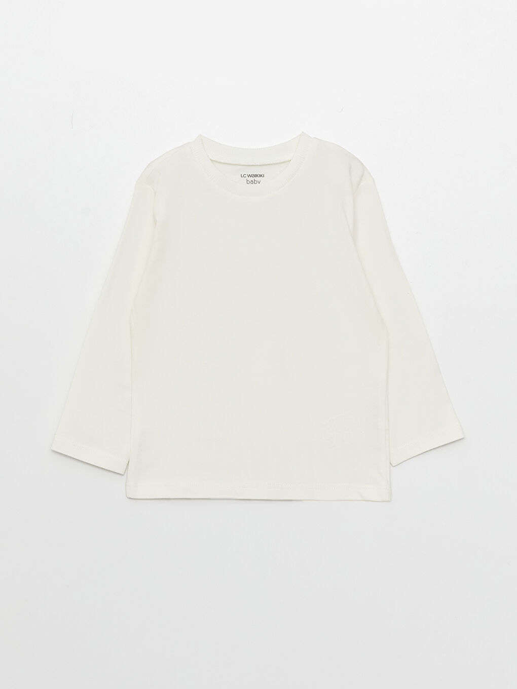 дөңгелек жағалы ұзын жең принтті ұл бала футболкасы 3 данадан тұратын-3