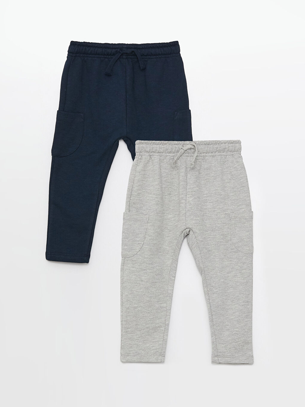 LCW baby Lot de 2 Pantalons de Survêtement Basique pour Bébé Garçons à Taille Élastiquée -S3AA30Z1-RFF
