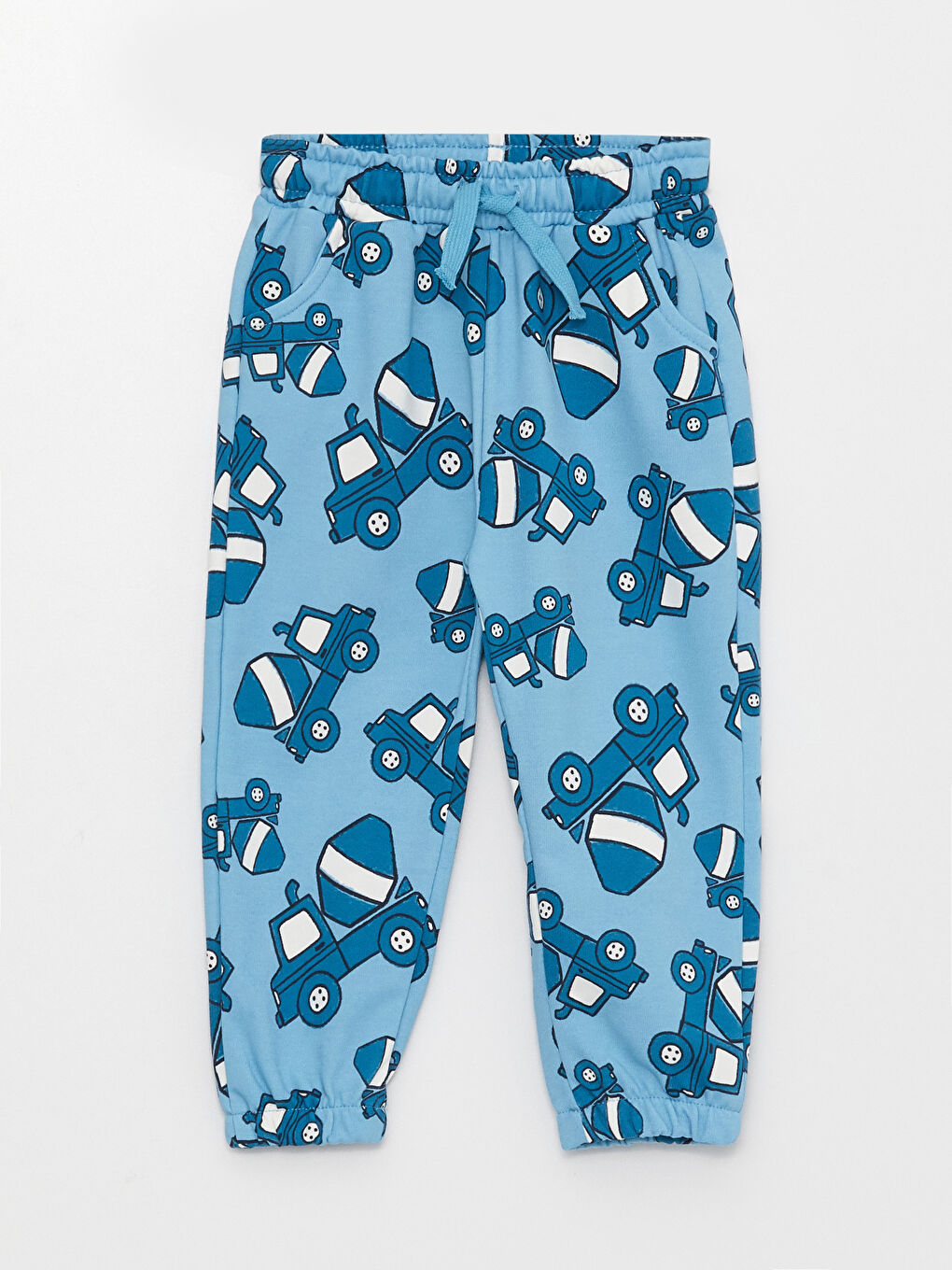 Elastic Waist Printed Baby Boy Tracksuit Bottom 2 Pack-1