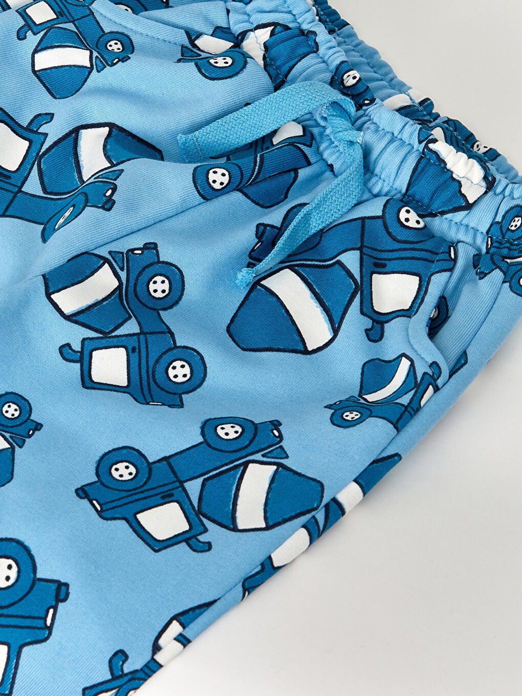 Elastic Waist Printed Baby Boy Tracksuit Bottom 2 Pack-3