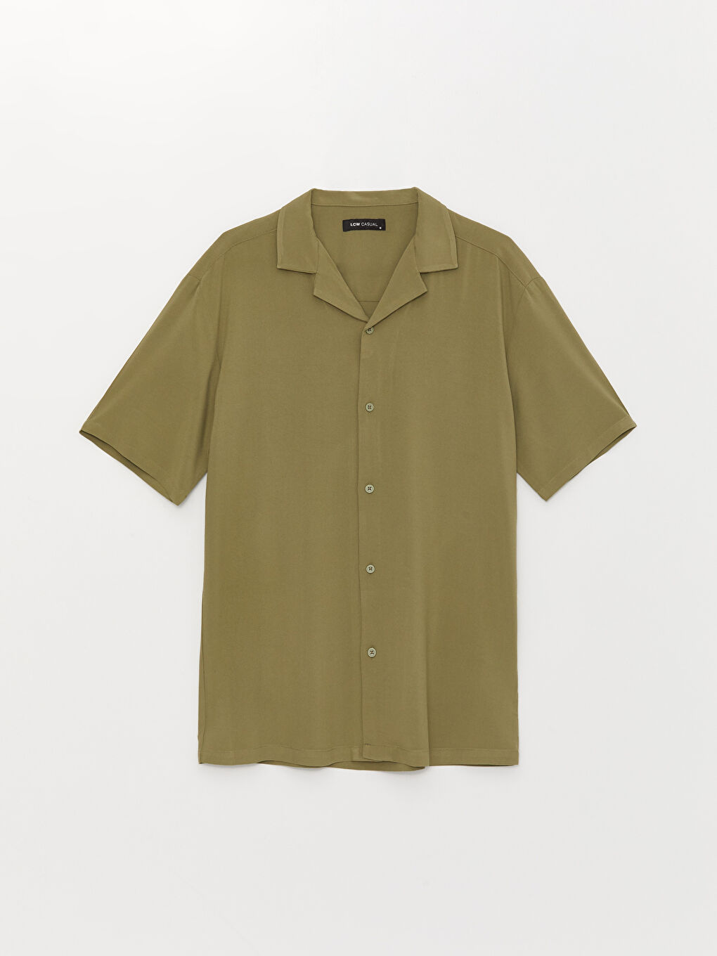 XSIDE Regular Fit Resort Collar Short Sleeve Men's Shirt -S3AA53Z8-MGL