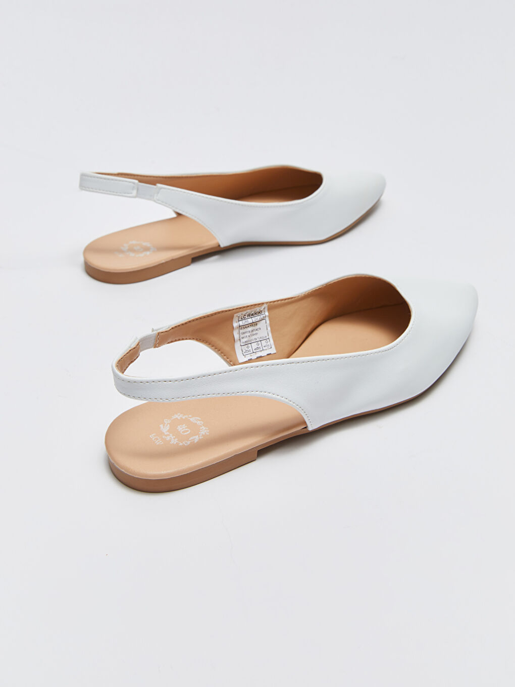 Leather Look Woman Flat Shoes -S3AA58Z8-RVK