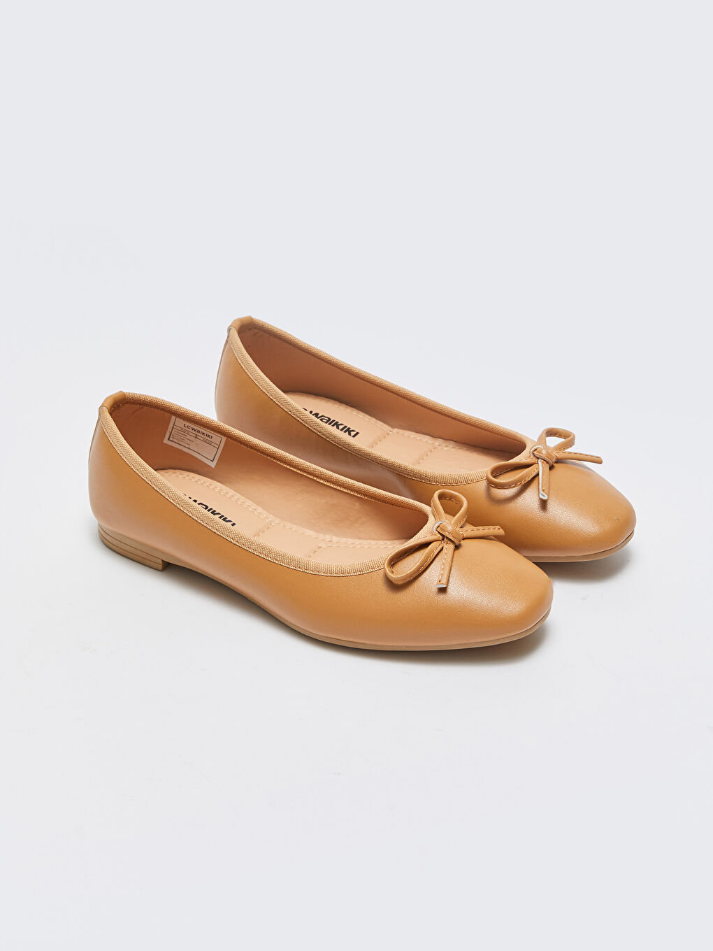 Leather Look Woman Flat Shoes -S3AA59Z8-V3G