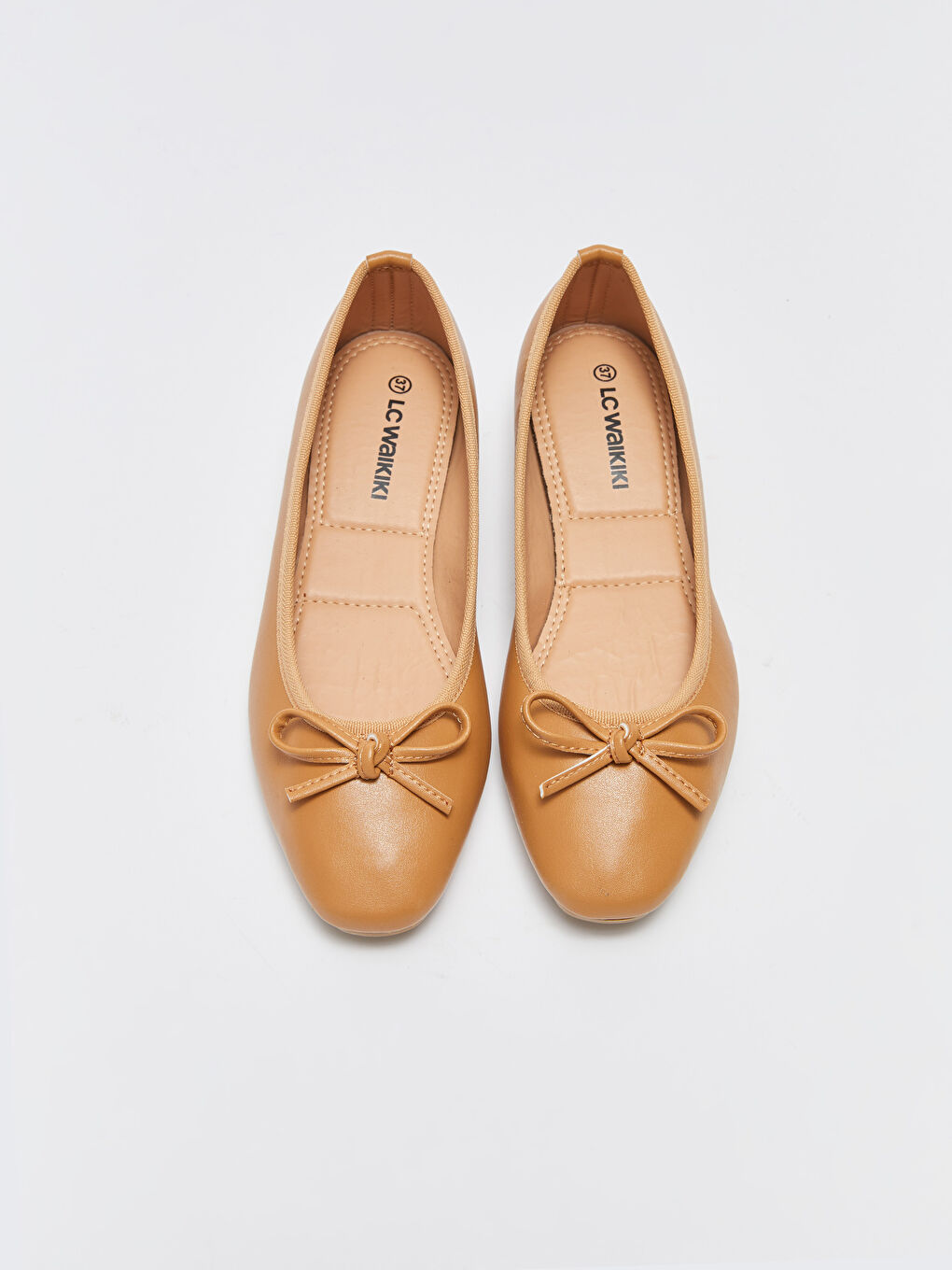 Leather Look Woman Flat Shoes -S3AA59Z8-V3G