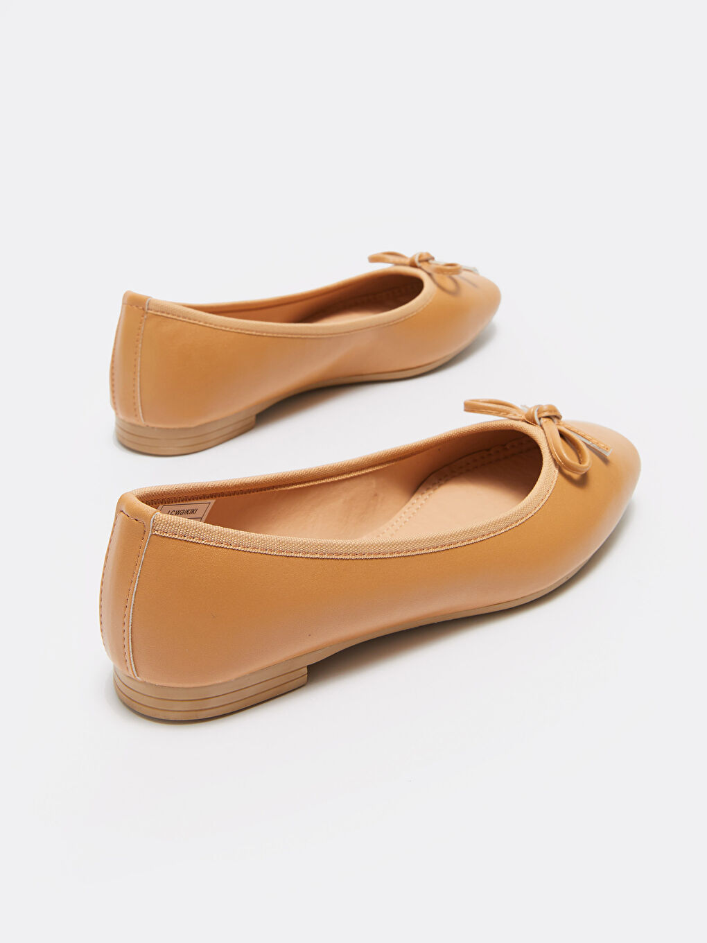 Leather Look Woman Flat Shoes -S3AA59Z8-V3G