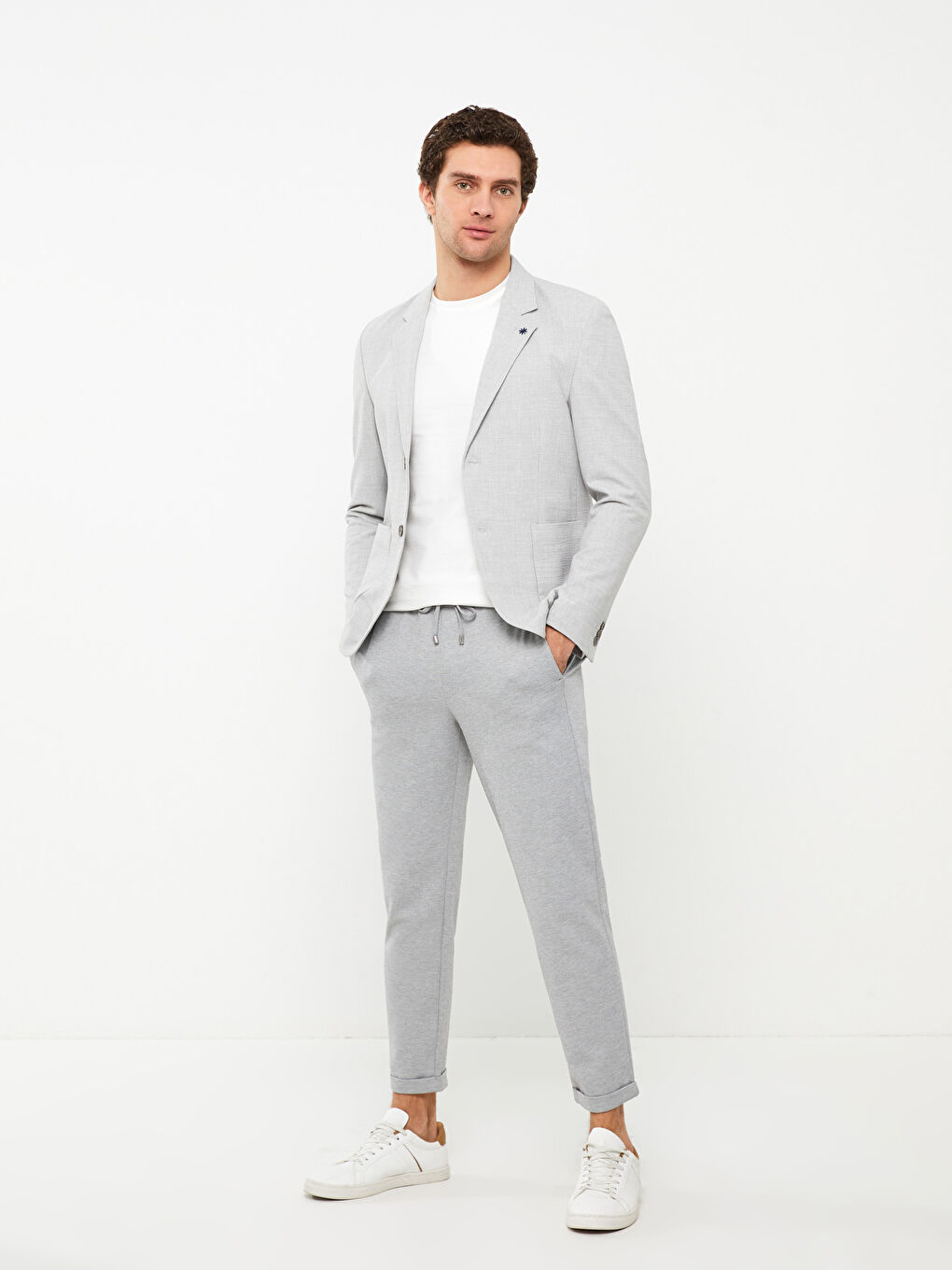 Блейзер Пиджак Экстра Узкий для Мужчин-2