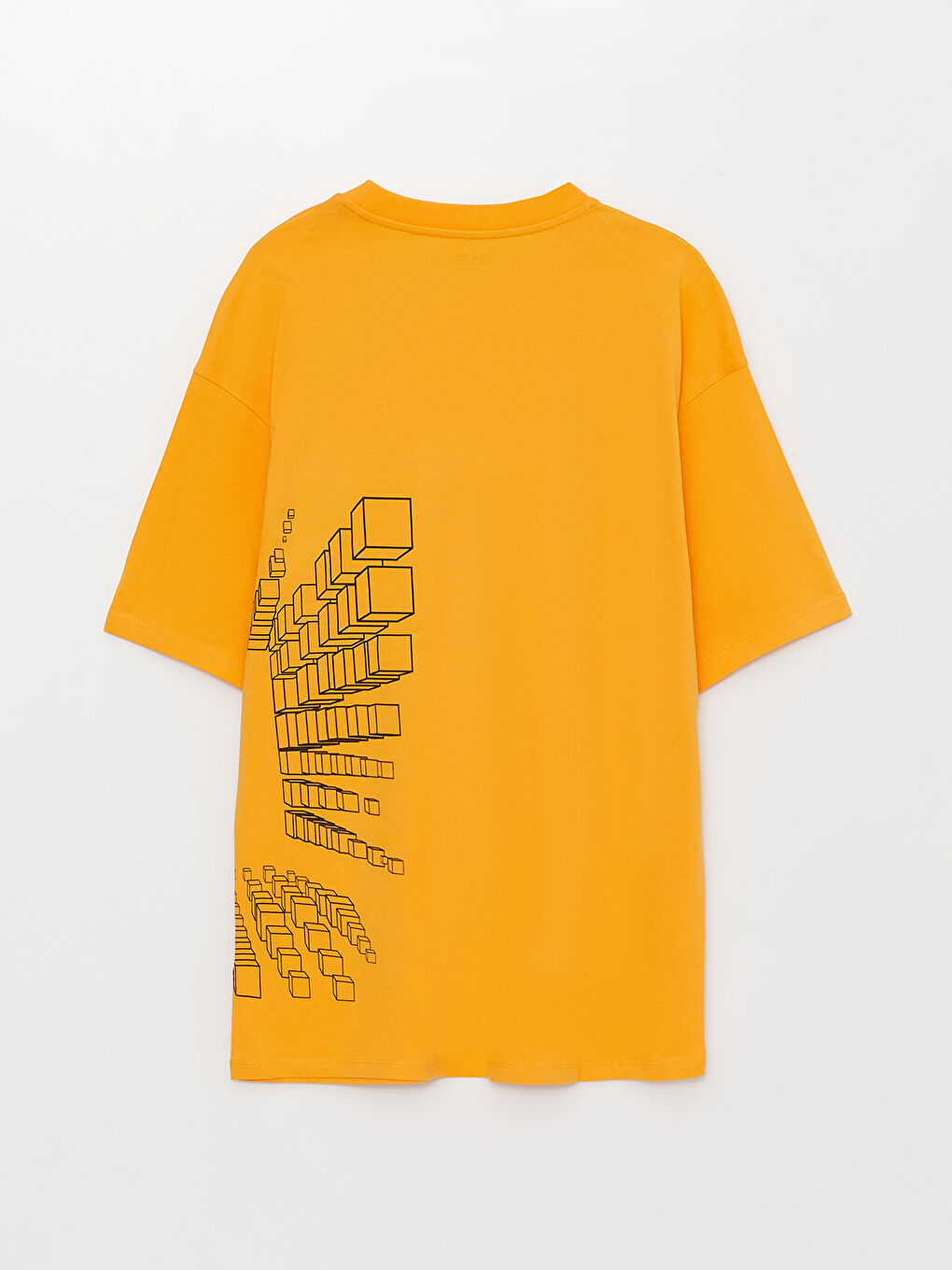 Crew Neck Short Sleeve Printed Combed Cotton Men's T-shirt-6