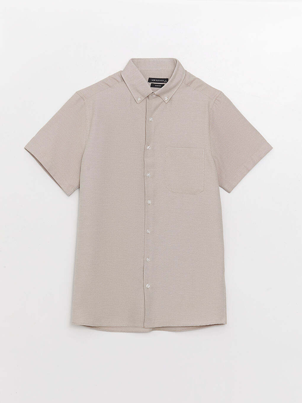 Slim Fit Short Sleeve Oxford Men Shirt -S3AA74Z8-G8H