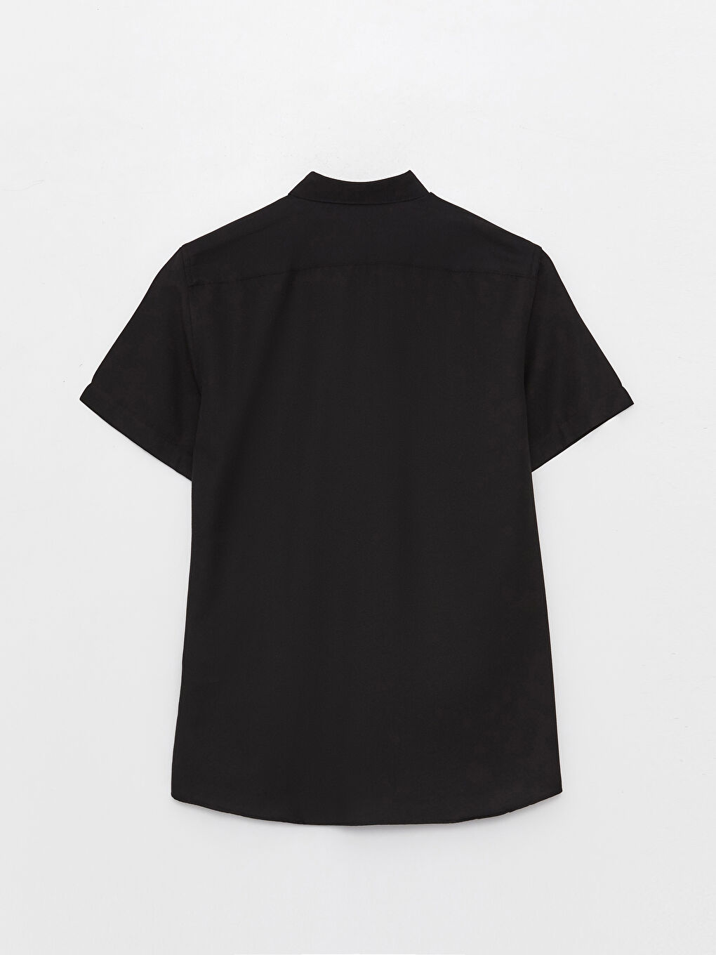 Slim Fit Short Sleeve Oxford Men Shirt-6