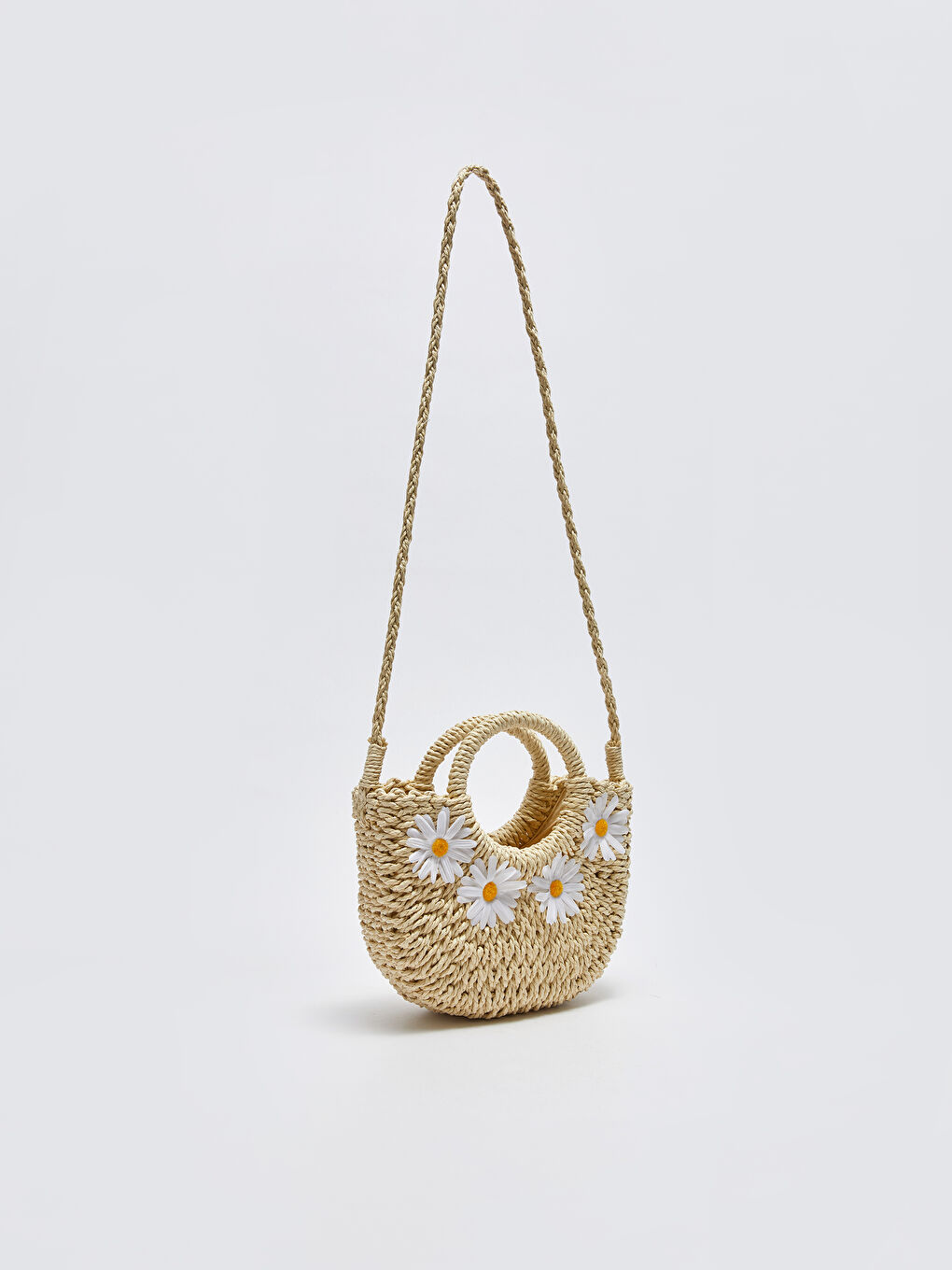 LCW ACCESSORIES Kız Çocuk Hasır Omuz Çantası-1